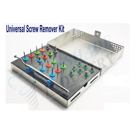 Dental Implant Broken Screw Remover Kit Surgical Tools Instrument – 23 Pieces Set